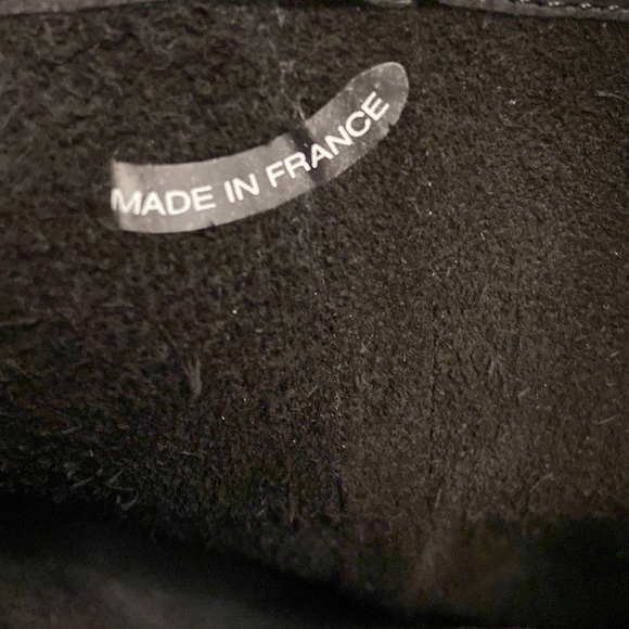 Arche Ln French Black Zip Side Closure Round Toe Knee High Genuine Suede Boots. - Picture 7 of 8